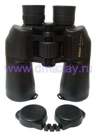 Бинокль призменный с центральной фокусировкой Nikon Action 7x50 CF угол 6,4 обрезиненный черный # 7217